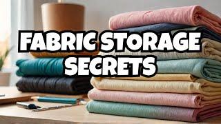 5 Genius Hacks to REVOLUTIONIZE Your Fabric Storage