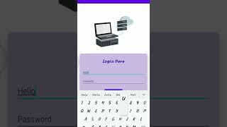 login page android studio