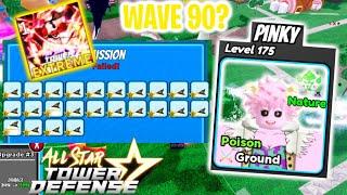 Mina Ashido (Pinky) Star Pass Unit | EXP Extreme Farm | All Star Tower Defense Roblox