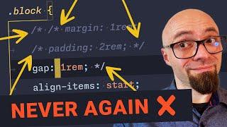 VS Code Tips - Fix Multiline Comments in CSS/HTML