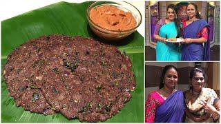 Ragi Adai/ Kelvaragu Adai recipe & Jaya TV Adupankarai Show/ Zac’s kitchen/ கேழ்வரகு அடை/ ராகி அடை