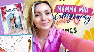 MAMMA MIA themed Calligraphy with FREE worksheets & discounts!