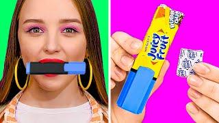 HOW TO SNEAK FOOD INTO CLASS || Funny Food Hacks And Tricks by 123 Go! Live