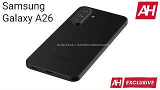 AH Exclusive: Samsung Galaxy A26 Leaked Render