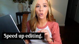 Edit YouTube VIdeos 10X FASTER: Productivity hacks!