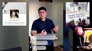 Jasur Hamroyev - Sandjar Ikramov bilan Facebook Stream