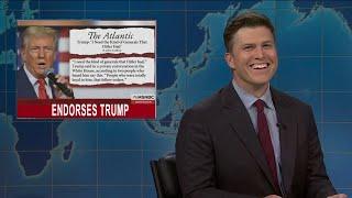 SNL Weekend Update mocked Trump Is a 'Fascist' for Trump’s reported remarks about Hitler