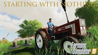 Getting first tractor!  Farming Simulator 2019 Timelapse  Old Streams farm  Episode 1