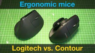 Ergonomic mice: Logitech MX Vertical vs. Contour Unimouse