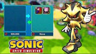 My Best most Recent Trades! (Sonic Speed Simulator)