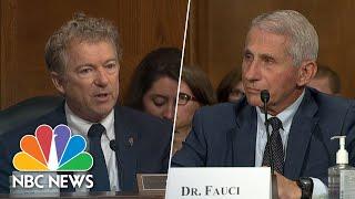 Watch: Dr. Fauci, Sen. Rand Paul Clash During Congressional Hearing