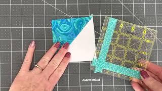 How to Trim Half-Square Triangles: Beginner Skill Builder Sampler Quilt - Month 1, Week 3