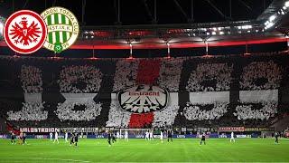 Choreo Frankfurt-Fans gegen Ferencvaros | Eintracht Frankfurt - Ferencvaros Budapest