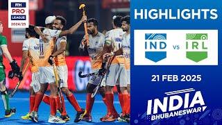 FIH Hockey Pro League 2024-25 Highlights: India vs Ireland (M) | Match 1