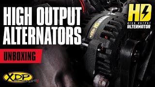 XDP Wrinkle Black HD High Output Alternators - Unboxing