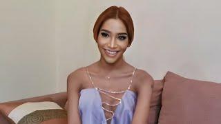 Thai Ladyboy Model is Very Shy! Bangkok, Thailand 