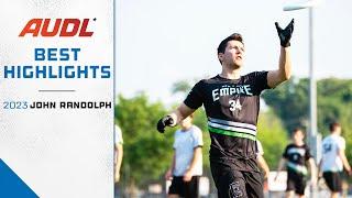 John Randolph's Best Plays from the 2023 season | #ultimatefrisbee