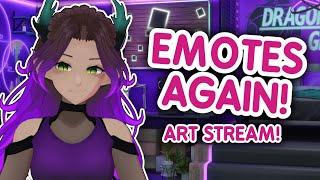 Drawing Emotes Again!【Art Stream】