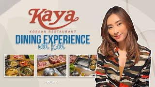 Kaya Korean Restaurant Dining Experience with Kath | Robinsons Magnolia, PH