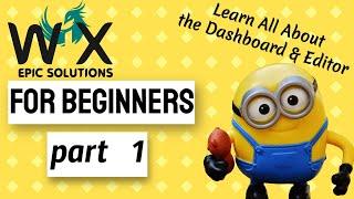 How to use Wix Beginner Part 1