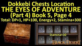 The Eyes of Adventure Book 5 Page 4 Dokkebi Chest Location Adventure Journal Guide Black Desert BDO