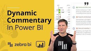 Dynamic Comment Markers in Power BI || Zebra BI Knowledge Base