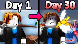 I Survived 100 Days in Roblox Fisch [Full Movie]