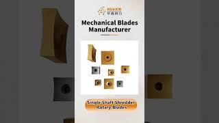 Installation method of Single Shaft Shredder Rotary Blades#crusherblade  #blades #shredderblades