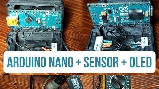 ARDUINO NANO with Oil Pressure and Temp Sensor + OLED display