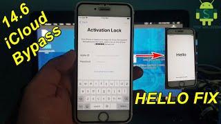 iOS14.6 iCloud Bypass Fix After Rebot Hello Screen Free.