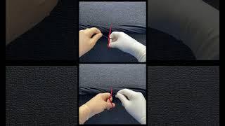One handed surgical knot