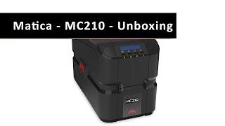 Unboxing a MC210 Matica card printer