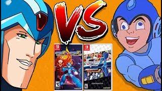 Megaman X VS Megaman Legacy Collections Nintendo Switch Versions