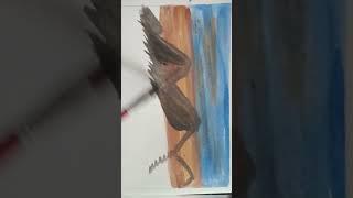 how I draw mountain|poster color art#funwithart #short#postercolorart #postercolor#artonpaper