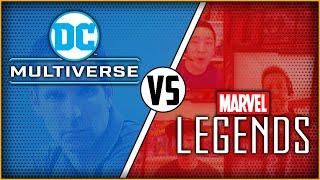 Marvel Legends VS DC Multiverse ACTION FIGURE REVIEW/DEBATE | Who is BEST? Hasbro or McFarlane Toys