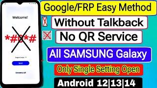 All Samsung Galaxy FRP Bypass Without Pc 2024 Android 11-12-13-14 New Android Trick 2025Frp Unlock