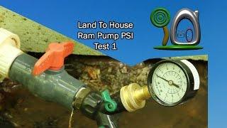 Ram Pump PSI Test 1