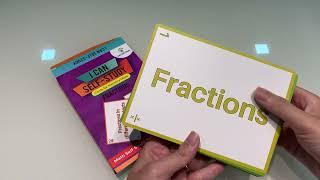 Walkthrough of P3-6. Math Self-Study Series: Fractions Flashcards for Memory Maps