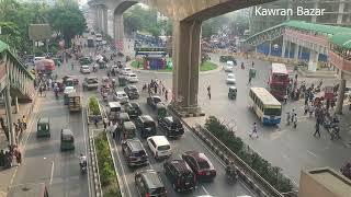 Incredible traffic jam in Dhaka ,Bangladesh। Kawran Bazar.