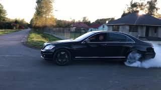 Mercedes S65 Smoke Michelin 305 tires