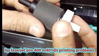 how to hp Laserjet pro400M401 pickup roller open or cleaning