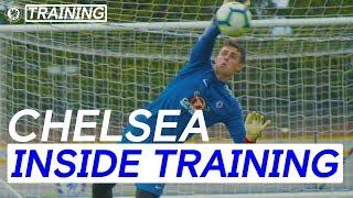 Kepa Arrizabalaga - Incredible Training Saves On First Day! | Inside Training | Chelsea FC