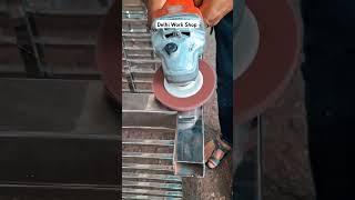 Stainless steel finishing || Stainless steel polish #youtube #interiordesign || (Delhi Work shop)Dws