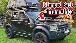 Land Rover has massive leaks after long Africa Trip