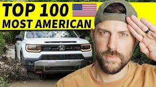 Here's the most "USA" made cars and trucks in 2025