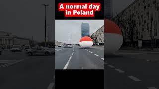 Polandball Takes Over Warsaw Streets!