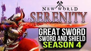 New World Serenity Great Sword Build - Season 4 (Heavy)