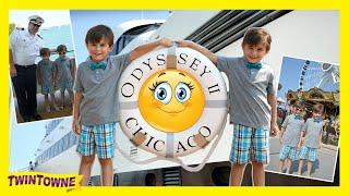 Crazy Cruise! Family Fun Vacation Trip Chicago Odyssey Cruise Ryan