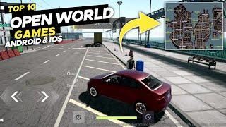 Top New 10 Open-World Car Games with Massive Maps for Android & iOS 2025