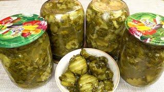 Огурцы с чесноком на зиму. Острая закуска | Cucumbers with garlic for the winter. Spicy appetizer